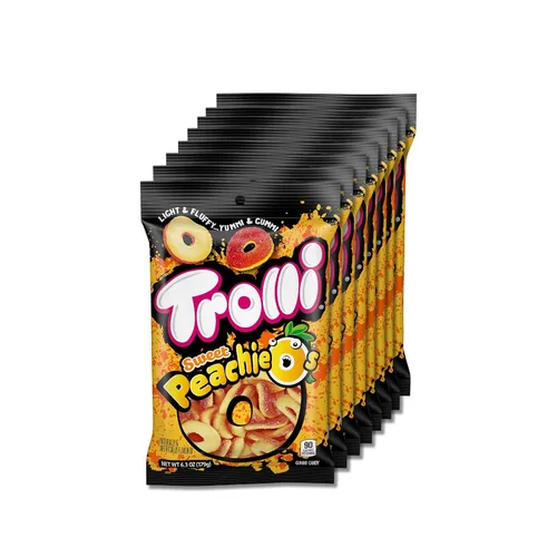 Vista 15 de Trolli Sour Bursting Crawlers - Caramelos de gomitas ácidas, 4.25 onzas (Paquete de 12)