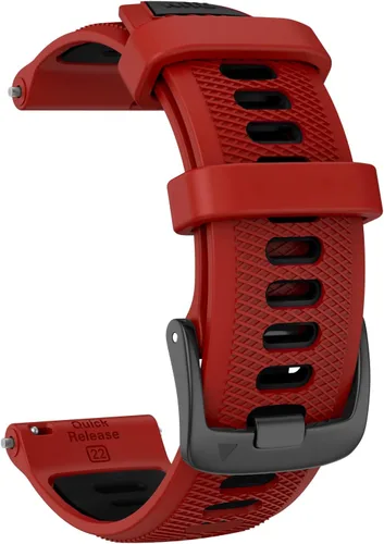 Vista 11 de ISABAKE Correa de silicona de liberación rápida de 22mm de reemplazo para Gamrin Forerunner 265, Forerunner 255, Garmin Vivoactive 4, Garmin Venu 2