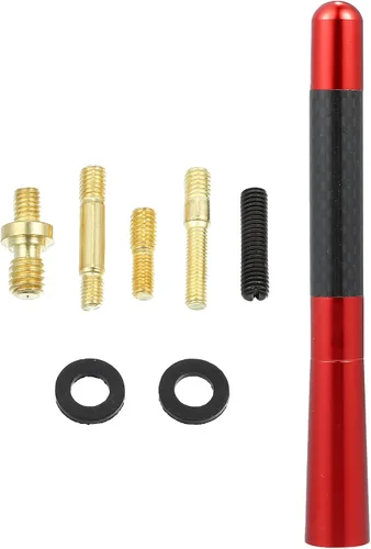 Vista 7 de X AUTOHAUX 1 Unidades 4.7 in 4.7 Pulgadas Universal Coche AM FM Radio Señal Antena Mástil para Jeep para Dodge para Ram para Ford para Toyota Fibra