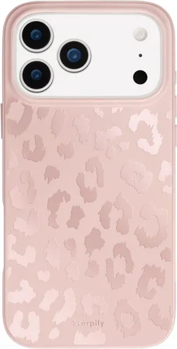 Vista 23 de SCORPIFY - Funda para iPhone 17 Pro Max Leopardo negro transparente LP-Negro Transparente Leopardo