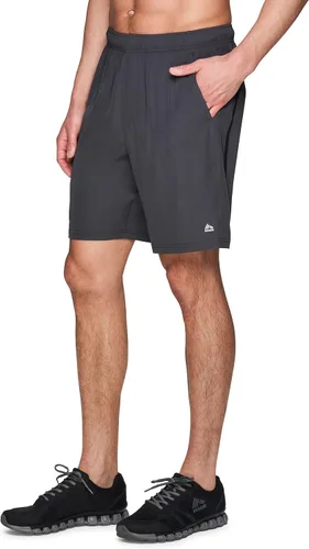 Vista 5 de RBX Active - Pantalones cortos de baloncesto para hombre, 9 pulgadas, elásticos, con bolsillos