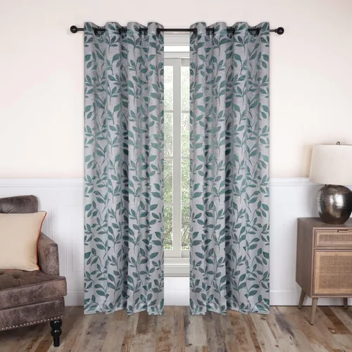 Vista 25 de BLUENILEMILLS BNM - Paneles de cortinas opacas para oscurecer la habitación con bolsillo para barra, cortinas perfectas para ventanas de cocina