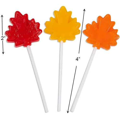 Vista 3 de Fun Express Paletas en forma de hoja - 12 piezas