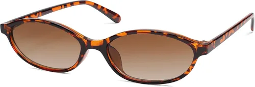Vista 7 de Gafas de sol retro ovaladas de ojo de gato para mujer, Y2k, gafas de sol estrechas de moda, gafas de sol de diseñador AR82253