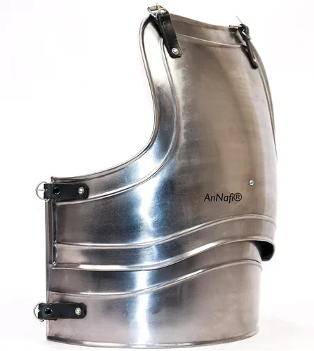 Vista 4 de AnNafi Armadura corporal medieval de caballero justa Réplica de coraza de 0.63 oz para adulto disfraz de guardia guerrero Traje de cuerpo de rey