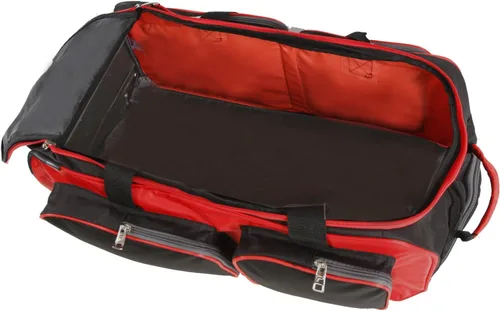 Vista 11 de Fila Bolsa de lona ligera con ruedas de 26 pulgadas, Rojo -, Bolsa de lona ligera con ruedas de 26