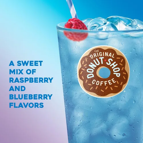 Vista 3 de The Original Donut Shop Iced Refreshers, Berry Chill, Brew Over Ice Cápsulas Keurig K-Cup de una sola porción, 60 unidades (6 paquetes de 10)