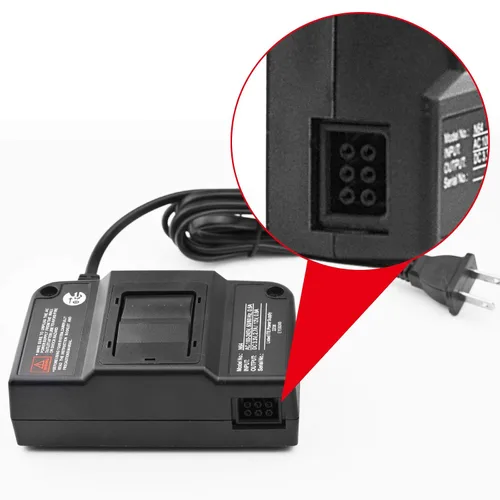 Vista 3 de NOVEMS N64 Power Supply Replacement Ac Power Adapter Compatible with Nintendo 64 N64 Super Nintendo SNES Gamecube GC