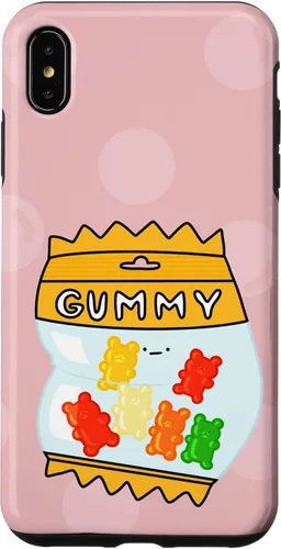 Vista 7 de Funda de caramelo de oso de goma Kawaii para iPhone 15
