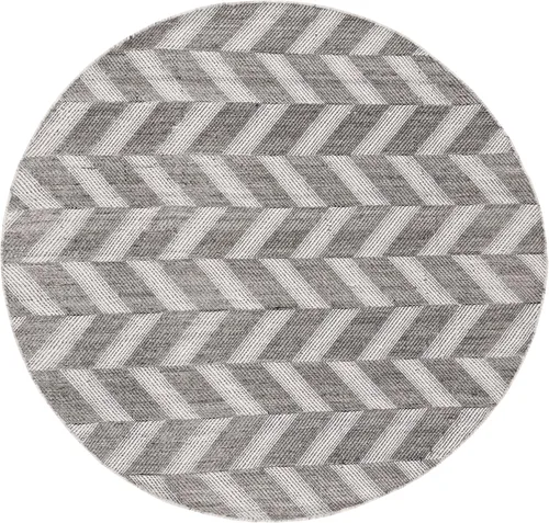 Vista 9 de SAFAVIEH Kilim Collection - Alfombra de pasillo, 2 pies 3 pulgadas x 7 pies, gris y marfil, hecha a mano, lana de cheurón, ideal para zonas de alto