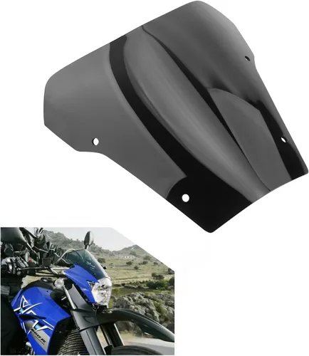 Vista 3 de Parabrisas compatible con Yamaha XT660 R 2004-2016 - Visera de odómetro frontal contra el viento, deflectores, accesorios de motocicleta