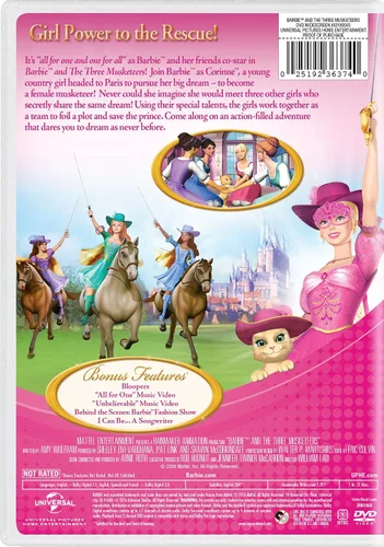 Vista 2 de Barbie and The Three Musketeers
