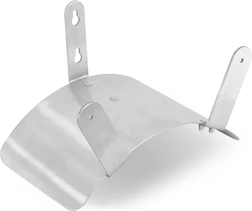 Vista 7 de Gardzen Soporte de pared resistente para manguera, gancho, estante, soporte para exterior, negro