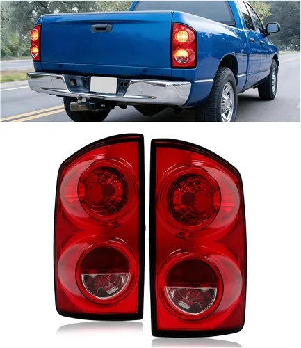 Vista 12 de HECASA Luz trasera compatible con Dodge Ram 1500/2500/3500 2007-2009 Pickup Conjunto de lámpara trasera de repuesto izquierdo para 55277303AB