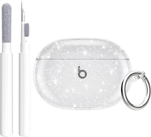 Vista 14 de Aircawin Funda transparente para Beats Studio Buds Plus 2021, para Beats Buds Cover 2023, TPU suave de protección completa para Beats Studio Buds+
