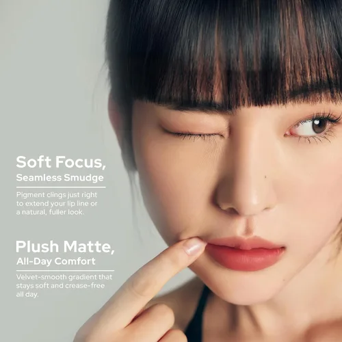Vista 7 de Unseen Blur Soft Matte Lip Tint – Tinte de larga duración 215 Futuro