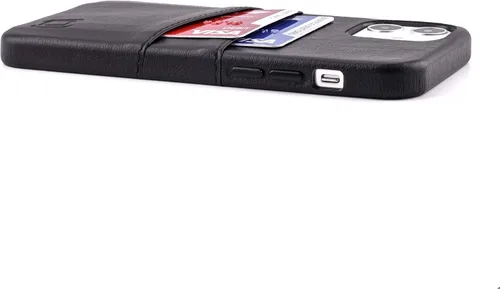 Vista 5 de Dockem Funda tipo cartera para iPhone 12 y iPhone 12 Pro: Placa de metal integrada para montaje magnético y 2 tarjeteros de crédito: 6.1" Exec M2