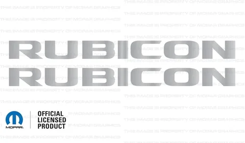 Vista 12 de Vinilo adhesivo gráfico del capó Rubicon/Adhesivo para calcomanías, compatible con Jeep Wrangler JK (2007-2018) Rosa bebé CSOFTPINK (Juego de 2)