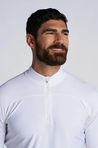Vista 7 de Coolibar UPF 50+ Nocona Zip Rash Guard - Protector solar para hombre