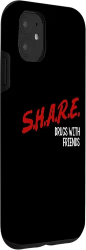 Vista 3 de Funda para iPhone 11 Share, medicamentos con amigos