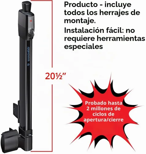 Vista 2 de Negro magnalatch Series 3 Top Pull piscina seguridad puerta Latch-ML3TPKA