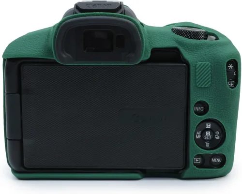Vista 6 de MUZIRI KINOKOO Funda de Silicona para Canon EOS R50 Vlog Cámara - Verde