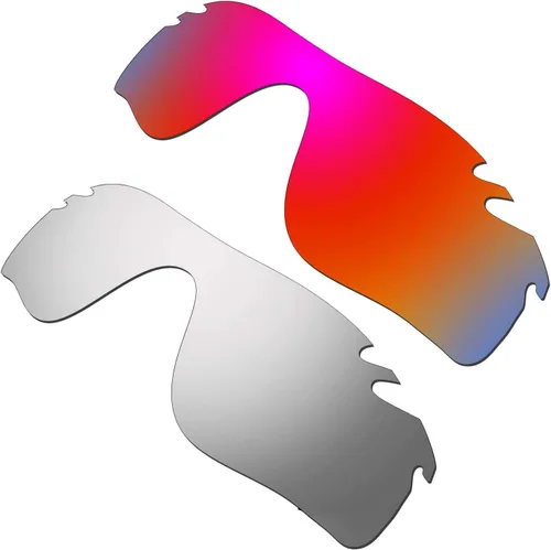 Vista 11 de Lentes de repuesto para gafas de sol Oakley Radarlock Path ventiladas, 2 pares polarizados Negro/Verde