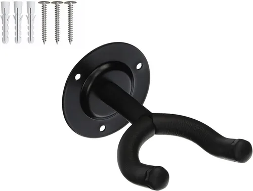 Vista 2 de 5 CORE Soporte de pared para guitarra, 3 piezas, para bajo acústico eléctrico clásico para estudio en casa