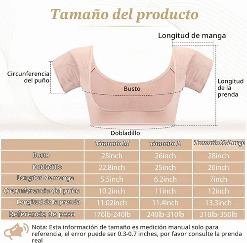 Vista 2 de Handepo 6 piezas de chaleco de sudor para axilas transpirables a prueba de sudor almohadillas para mujer protector de axilas
