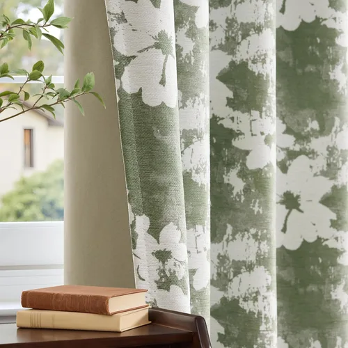 Vista 22 de GIGIZAZA Cortinas de terciopelo 100% opacas de 72 pulgadas, 2 paneles, cortinas negras para ventana, con aislamiento térmico, cortina de lujo
