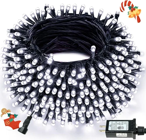 Vista 45 de Cadena de luces de Navidad conectables de 42 pies con 100 luces LED