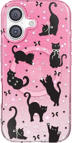 Vista 762 de VELVET CAVIAR Funda para iPhone 15, compatible con MagSafe, probada contra caídas de 10 pies, fundas protectoras de diseño, leopardo color rosa