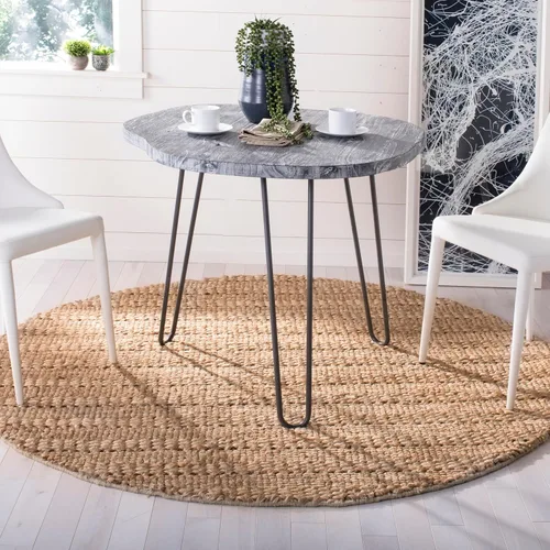 Vista 18 de SAFAVIEH Natural Fiber Collection - Alfombra decorativa de 2 x 3 pies, color lejía, yute hecho a mano, diseño trenzado tejido, ideal para entrada