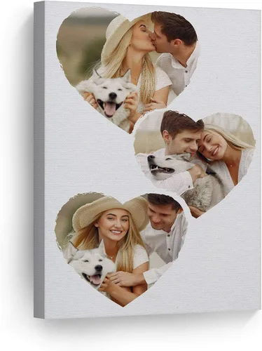 Vista 48 de Smile Art Design Impresión en lienzo personalizada: arte de pared con fotos personalizadas, hecho a pedido en Estados Unidos, lienzo premium