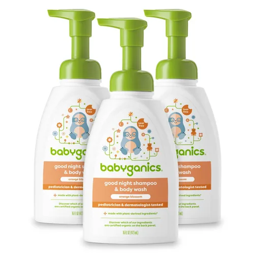 Vista 11 de Champú y jabón corporal Babyganics, 16 onzas (paquete de 3), el empaque puede variar, 3, 3