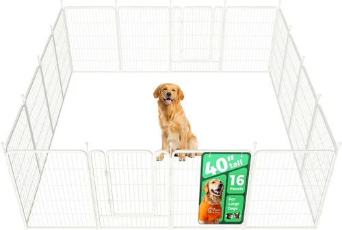 Vista 24 de FXW Rollick - Corralito para perros para patio, campamento con casa rodante, patentado, 24 pulgadas, 2 paneles Fácil instalación, resistente