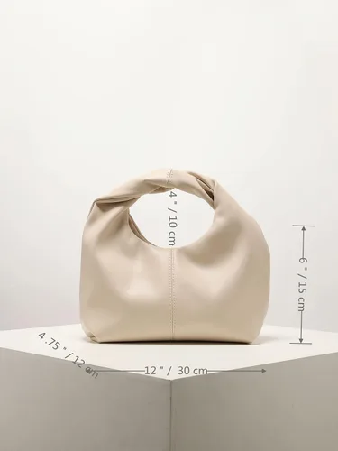 Vista 5 de Verdusa Bolso de mano para mujer, diseño fruncido tipo hobo