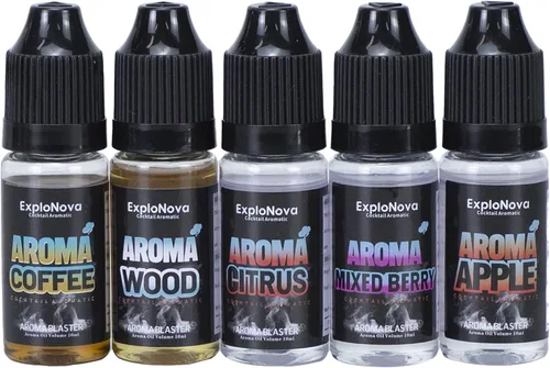 Vista 8 de Kit de pistola de burbujas de cóctel, sabor cítrico de 0.3 fl oz (paquete de 5) - Compatible con pistola de cóctel aromática (aceites aromáticos)