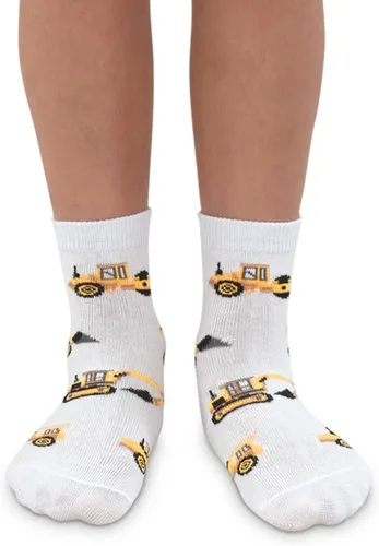 Vista 4 de Jefferies Socks Paquete de 3 pares de calcetines de construcción triple para niños de 2 a 7 años