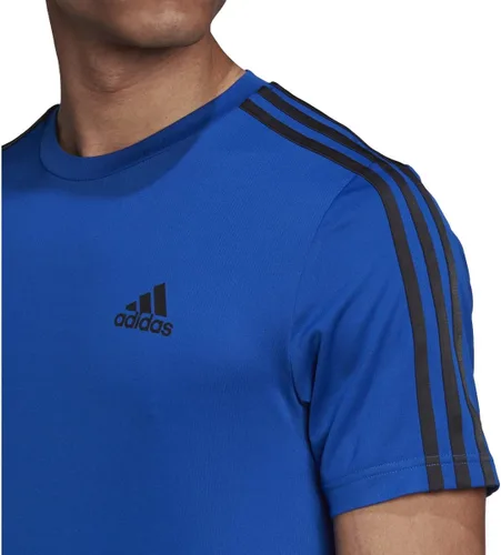 Vista 3 de adidas AEROREADY - Camiseta de 3 rayas para hombre