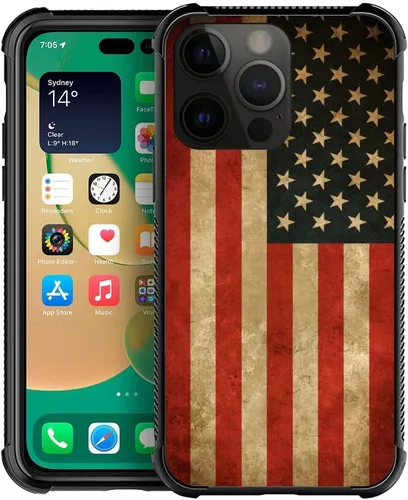 Vista 25 de ZHEGAILIAN Funda compatible con iPhone 14, funda de munición AK 47, parte trasera de vidrio templado+funda protectora de TPU de silicona suave