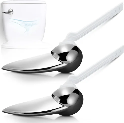 Vista 9 de Enhon Kit de repuesto universal de mango de inodoro compatible con el estándar americano 738995-0020A Champion4, piezas de manija de inodoro