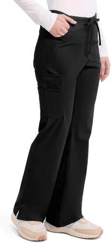 Vista 6 de Dickies EDS Signature - Pantalón de carga para mujer, pierna acampanada Negro