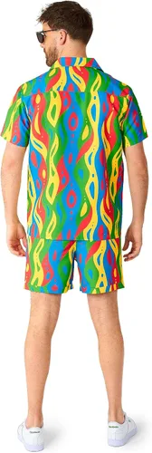 Vista 89 de Opposuits Traje de baño combinado de verano - Conjunto de dos piezas a juego para hombre - Ropa de natación de playa