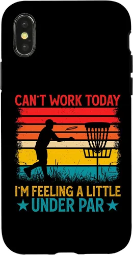 Vista 4 de iPhone 15 Can't Work Today I'm Feeling A Little Under Par - Disc Golf Case
