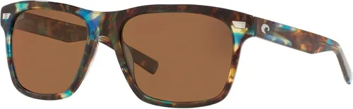 Vista 2 de Costa Del Mar Aransas - Gafas de sol redondas para hombre, Gris