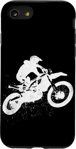 Vista 18 de iPhone 16 Dirt Bike Riding Motocross Racing Motorcycle Vintage Graphic Case