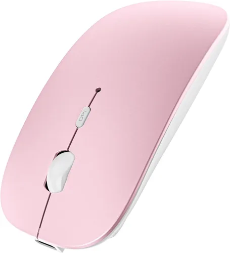 Vista 12 de SUNGI Ratón Bluetooth para laptop, MacBook, iPad, Android, PC, recargable, silencioso, inalámbrico, compatible con Windows/Linux/Tablet, negro
