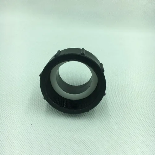 Vista 3 de Adaptador de rosca de tambor de servicio pesado para contrafuerte de 2 pulgadas, negro, como se describe