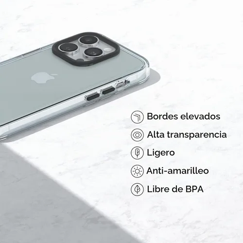 Vista 6 de RhinoShield Funda transparente para iPhone 13 Pro iPhone 13 Pro - Negro